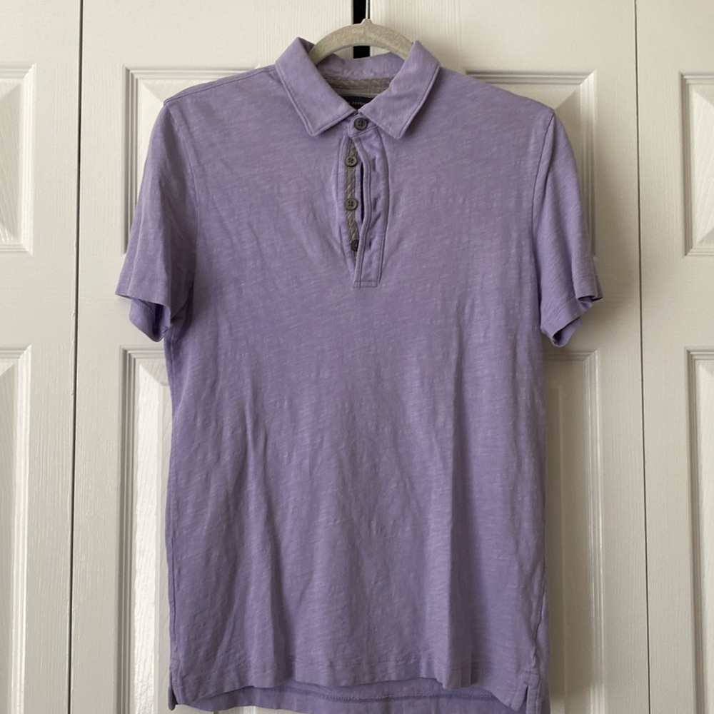Banana Republic purple polo shirt M